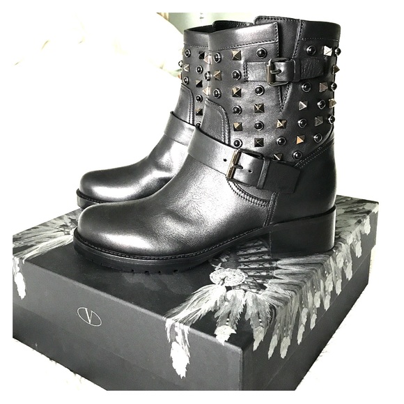 valentino rockstud rolling boots